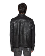 Mens Stinger Biker Moto Shell Regular Jackets - Black