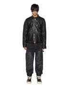 Mens Stinger Biker Moto Shell Regular Jackets - Black
