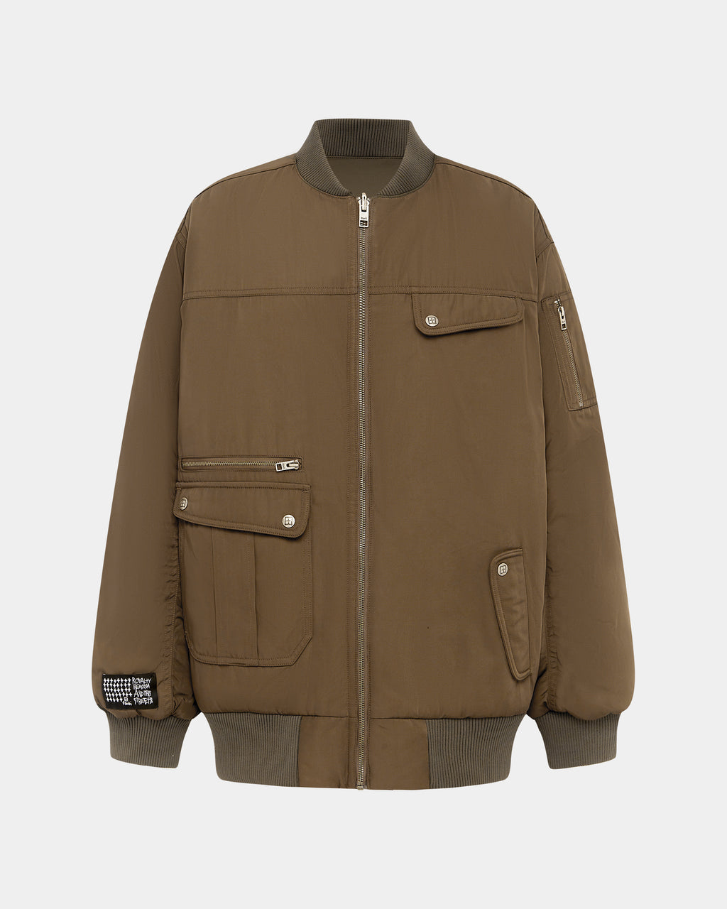 WOMENS SCORE BOMBER KHAKI/CEDAR JACKETS