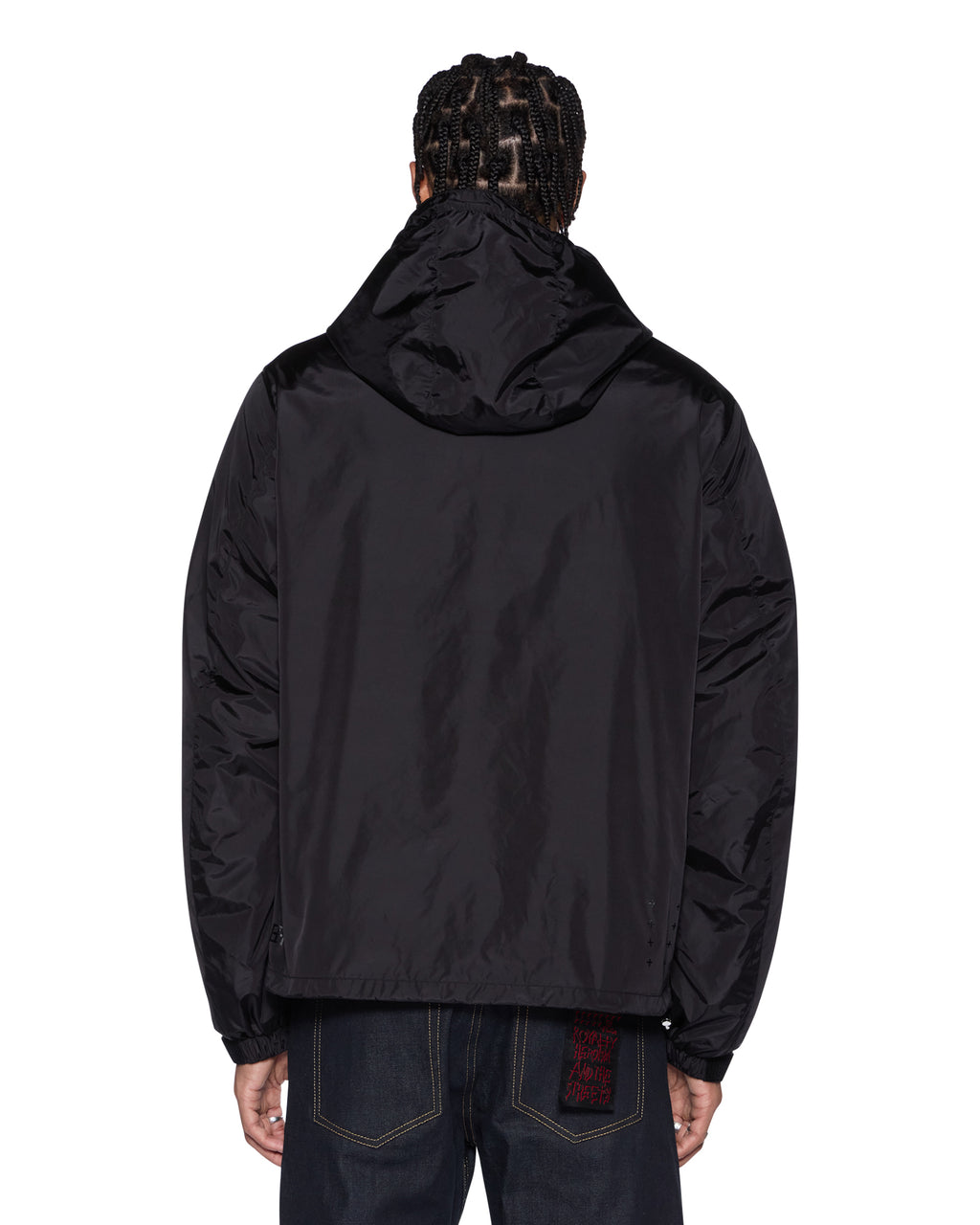 MENS TEK NYLON JACKET BLACK JACKETS