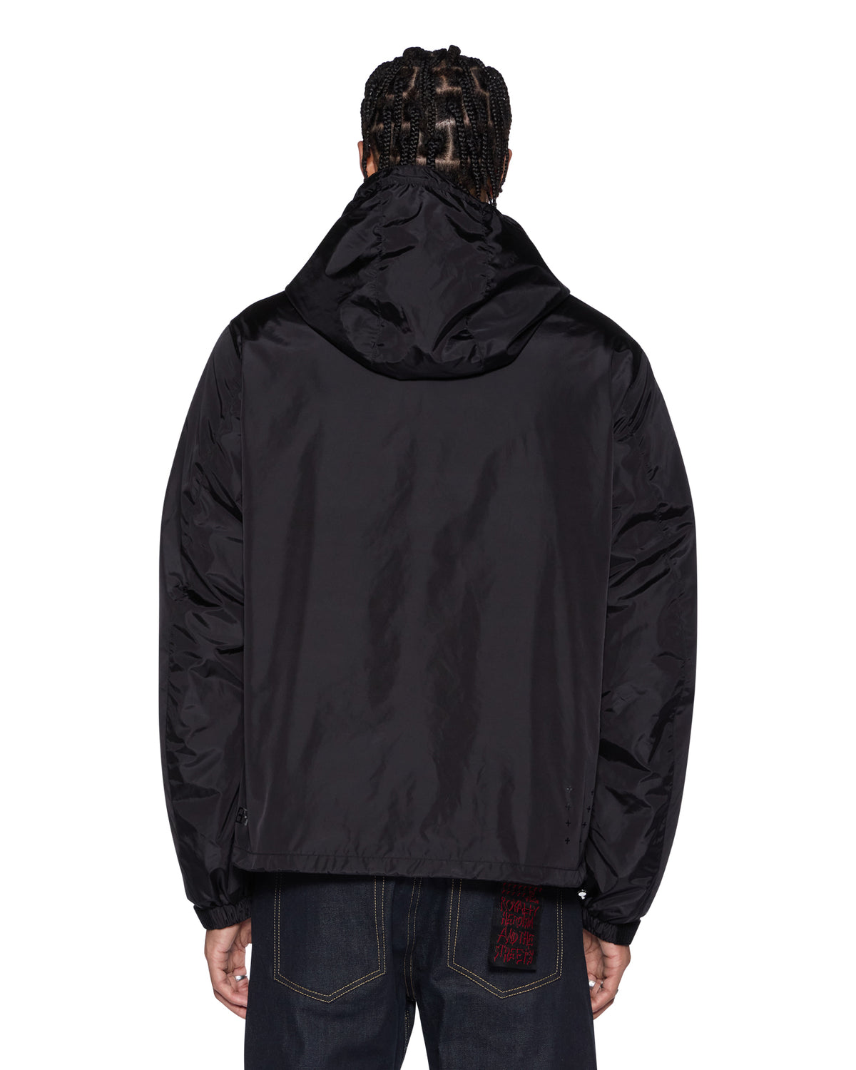 MENS TEK NYLON JACKET BLACK JACKETS