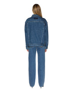 Womens Oversized Jacket Token Krystal Oversized Jackets - Denim