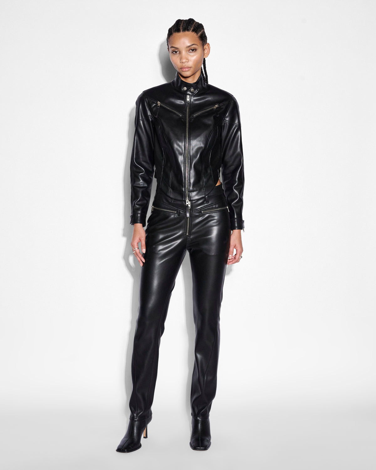 ksubi leather dress Womens Vivienne Jacket Black Jackets