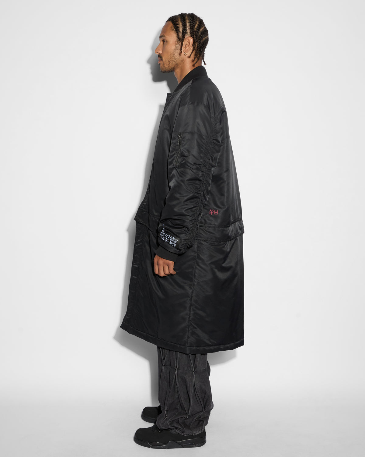 Mens Cosy Boy Jacket Black Oversized Jackets - Black