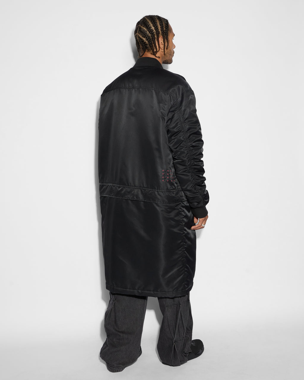 Mens Cosy Boy Jacket Black Oversized Jackets - Black