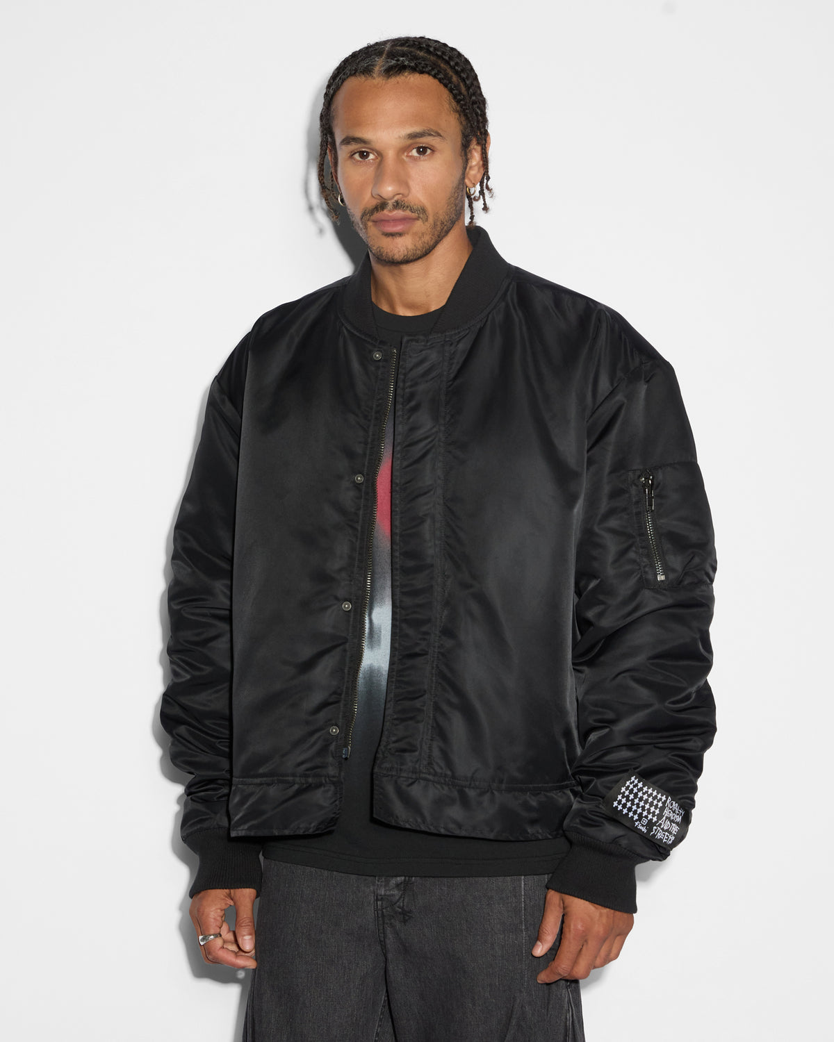 Mens Cosy Boy Jacket Black Oversized Jackets - Black