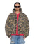 MENS  PLATED BOMBER JACKET CAMO BOXY JACKETS