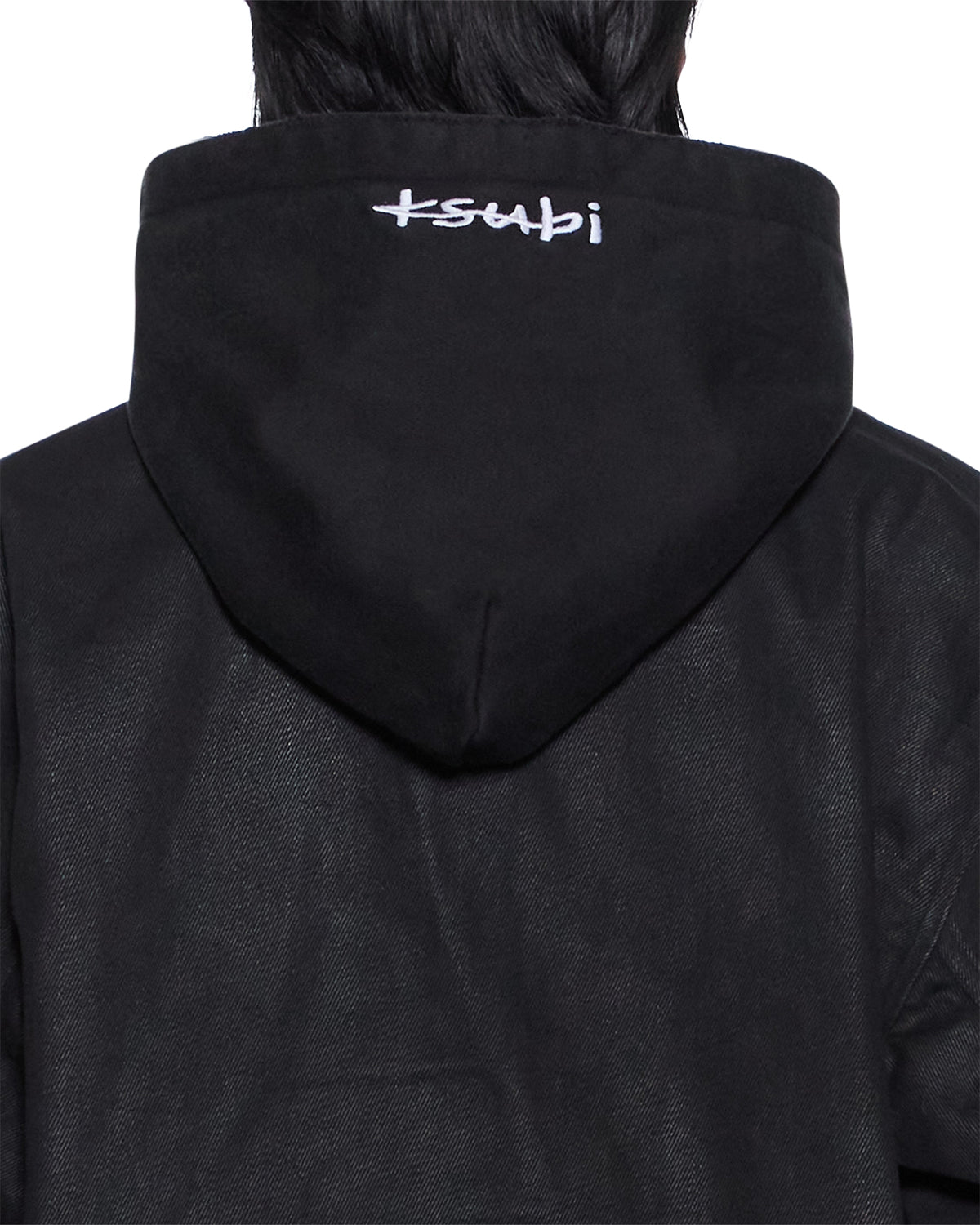 MENS SIN CITY PLATED WAXED JACKET BLACK JACKETS