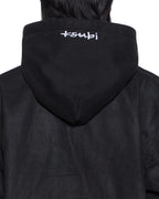 MENS SIN CITY PLATED WAXED JACKET BLACK JACKETS