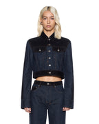 WOMENS SLIM TRUCKER JACKET VIXEN SPLICED JACKETS
