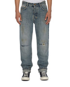 MENS HAZLOW SELVEDGE MELBOURNE BLUE DENIM JEANS