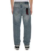 MENS HAZLOW SELVEDGE MELBOURNE BLUE DENIM JEANS