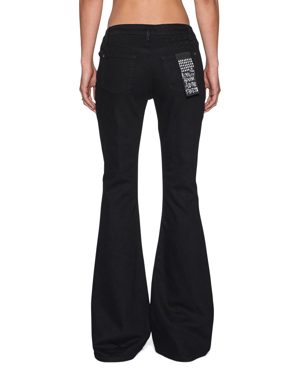 Womens Soho Lo Jet Black Bootcut Denim Jeans - Black