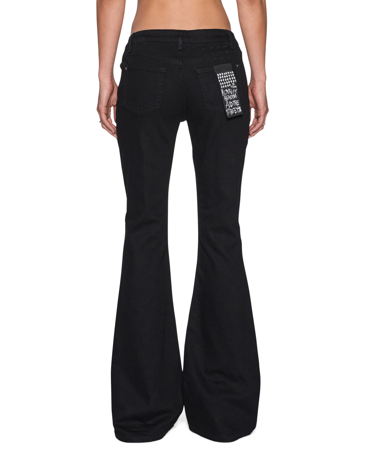 Womens Soho Lo Jet Black Bootcut Denim Jeans - Black