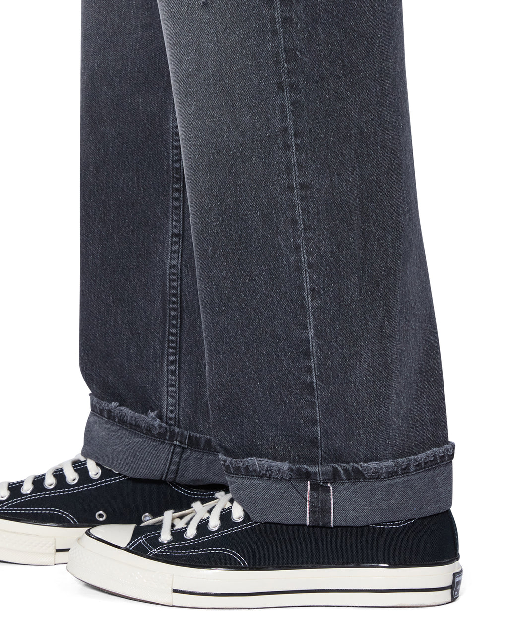 MENS ANTI K SELVEDGE CHICAGO BLACK DENIM JEANS