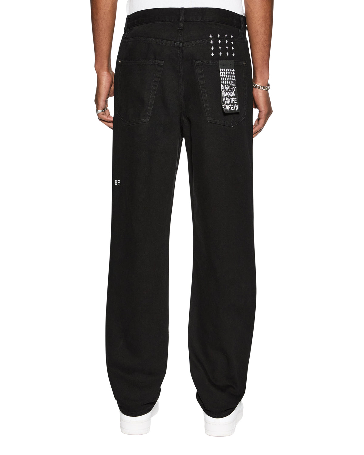 MENS ANTI K BLACKOUT DENIM JEANS
