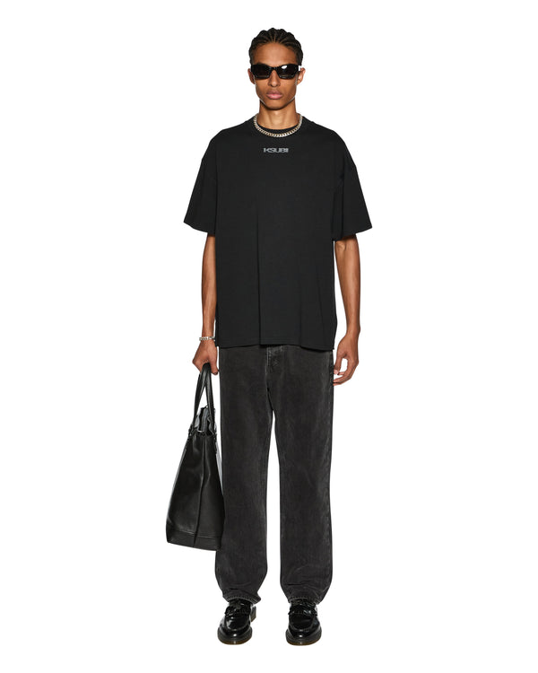 Mens Anti K Noir Relaxed Denim Jeans | Ksubi