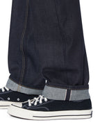 MENS ANTI K SELVEDGE RAW BLUE DENIM JEANS