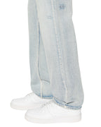 Mens Anti K Legacy Blue Relaxed Denim Jeans - Denim
