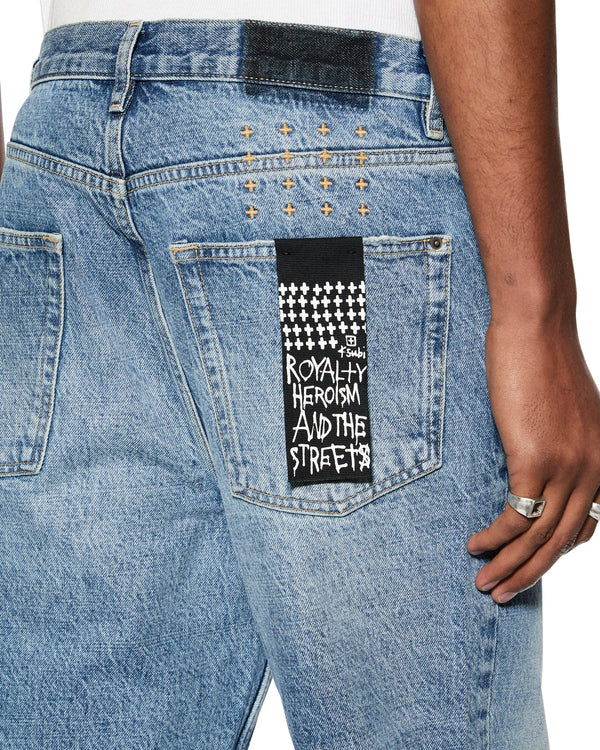 Mens Anti K Maverik Relaxed Denim Jeans | Ksubi