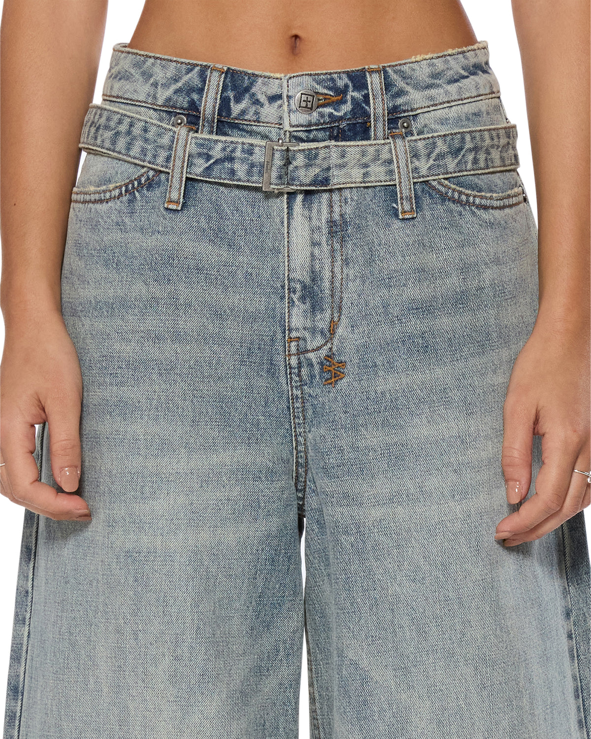 Womens Baggy Jean Echoes Baggy Denim Jeans - Denim