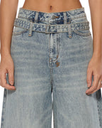Womens Baggy Jean Echoes Baggy Denim Jeans - Denim