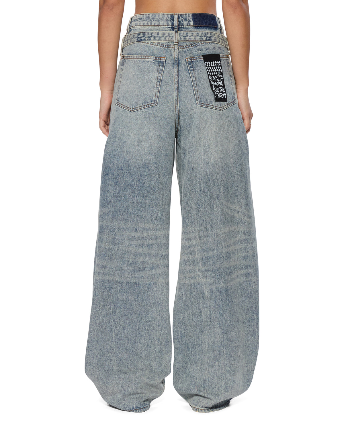 Womens Baggy Jean Echoes Baggy Denim Jeans - Denim
