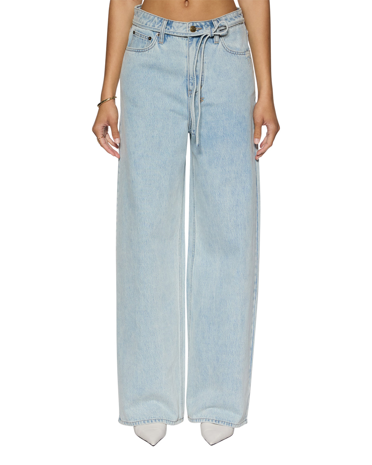 Womens Baggy Jean Rollin Baggy Denim Jeans - Denim