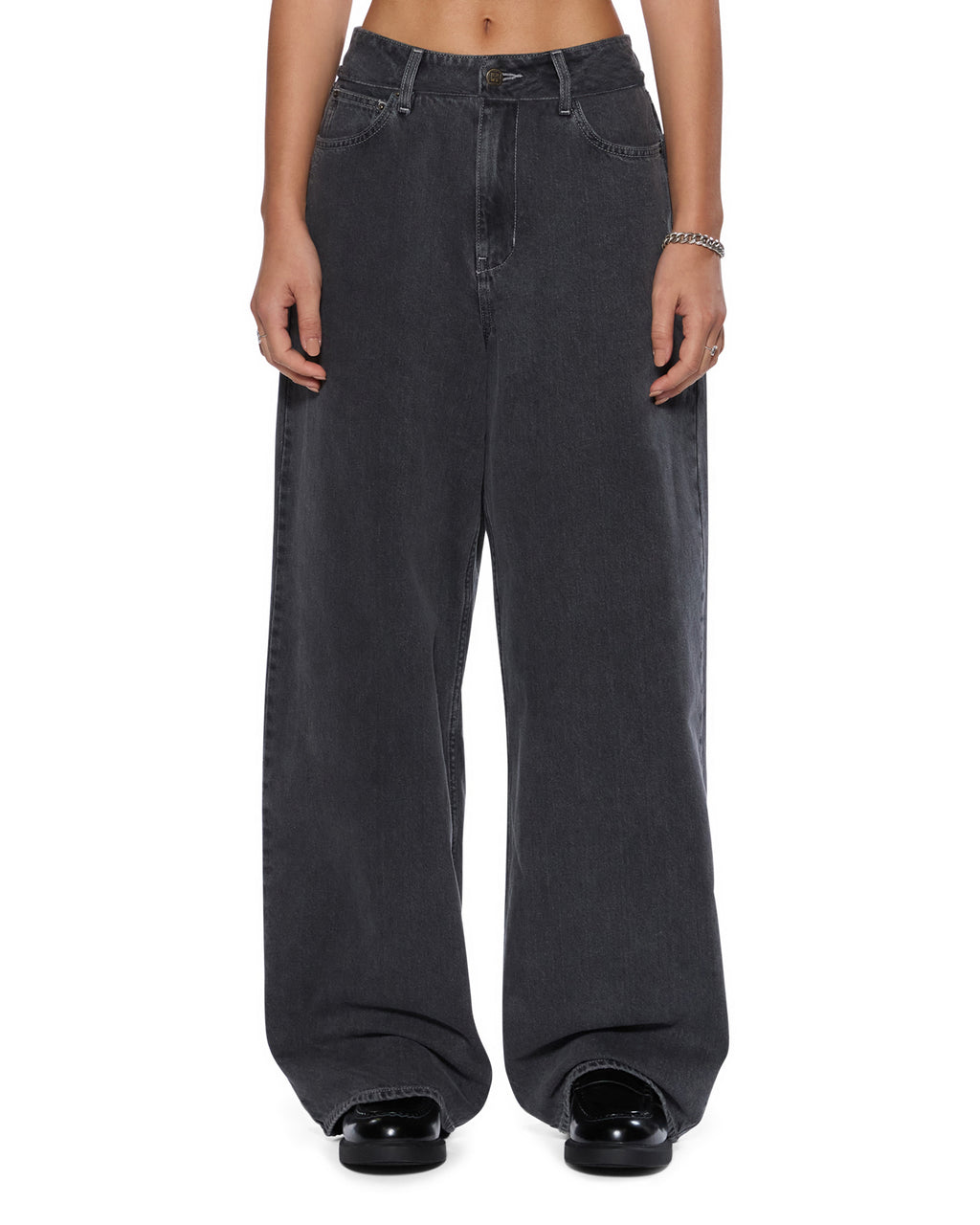 WOMENS BAGGY JEAN SHADE DENIM JEANS