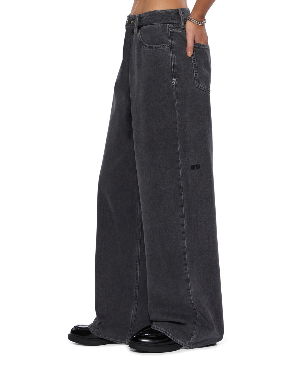 WOMENS BAGGY JEAN SHADE DENIM JEANS