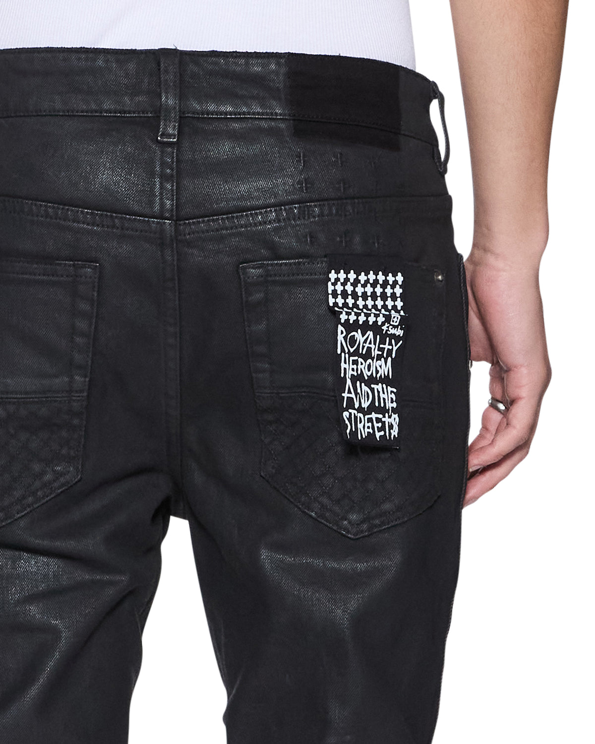 BRONKO BACKSTAGE BLACK STUDDED