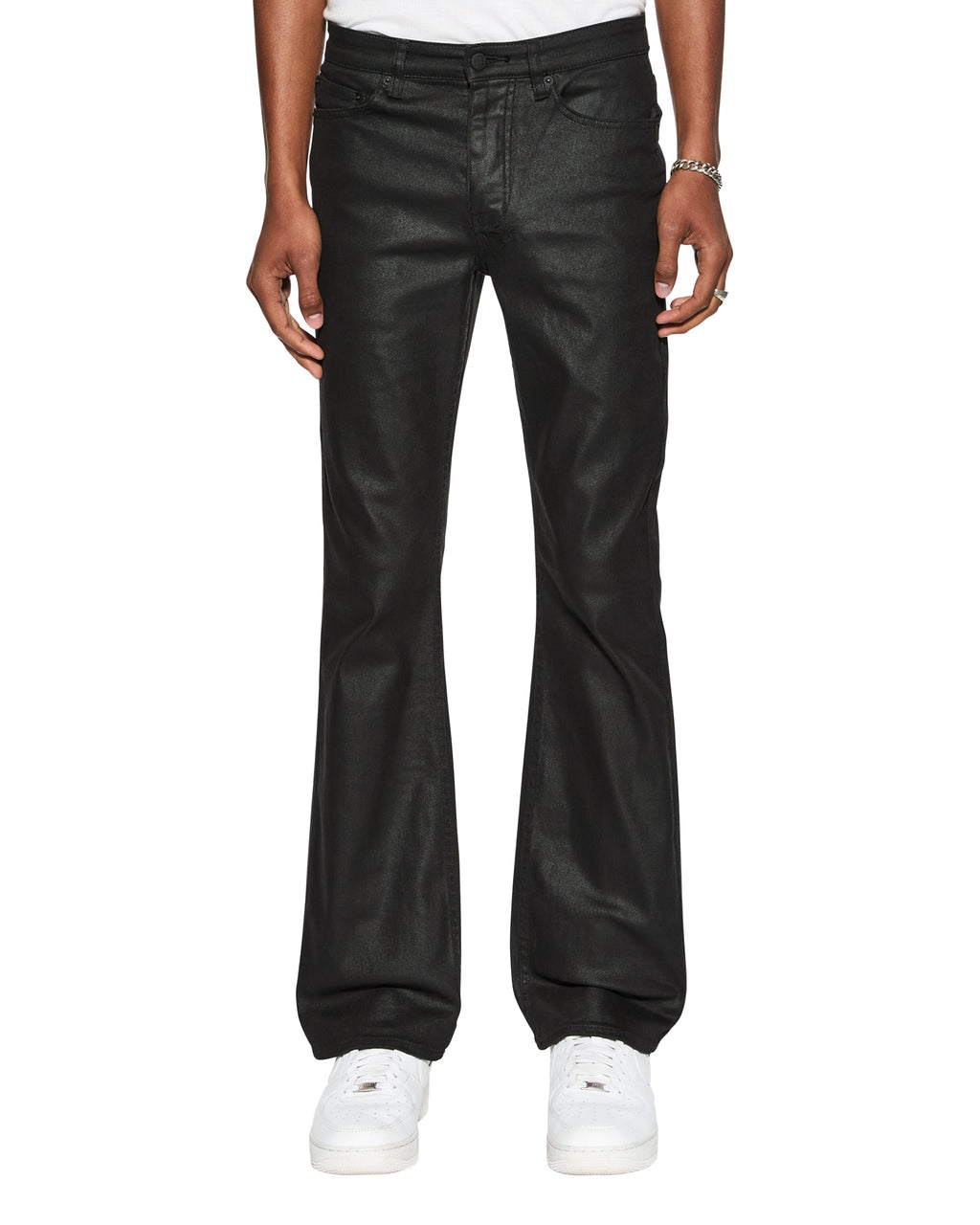 MENS BRONKO BLACK WAX DENIM JEANS