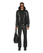 MENS BRONKO BLACK WAX DENIM JEANS