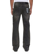 Mens Bronko Graphite Bootcut Denim Jeans - Grey
