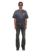 Mens Bronko Graphite Bootcut Denim Jeans - Grey