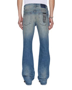 Mens Bronko Portland Blue Bootcut Denim Jeans - Denim