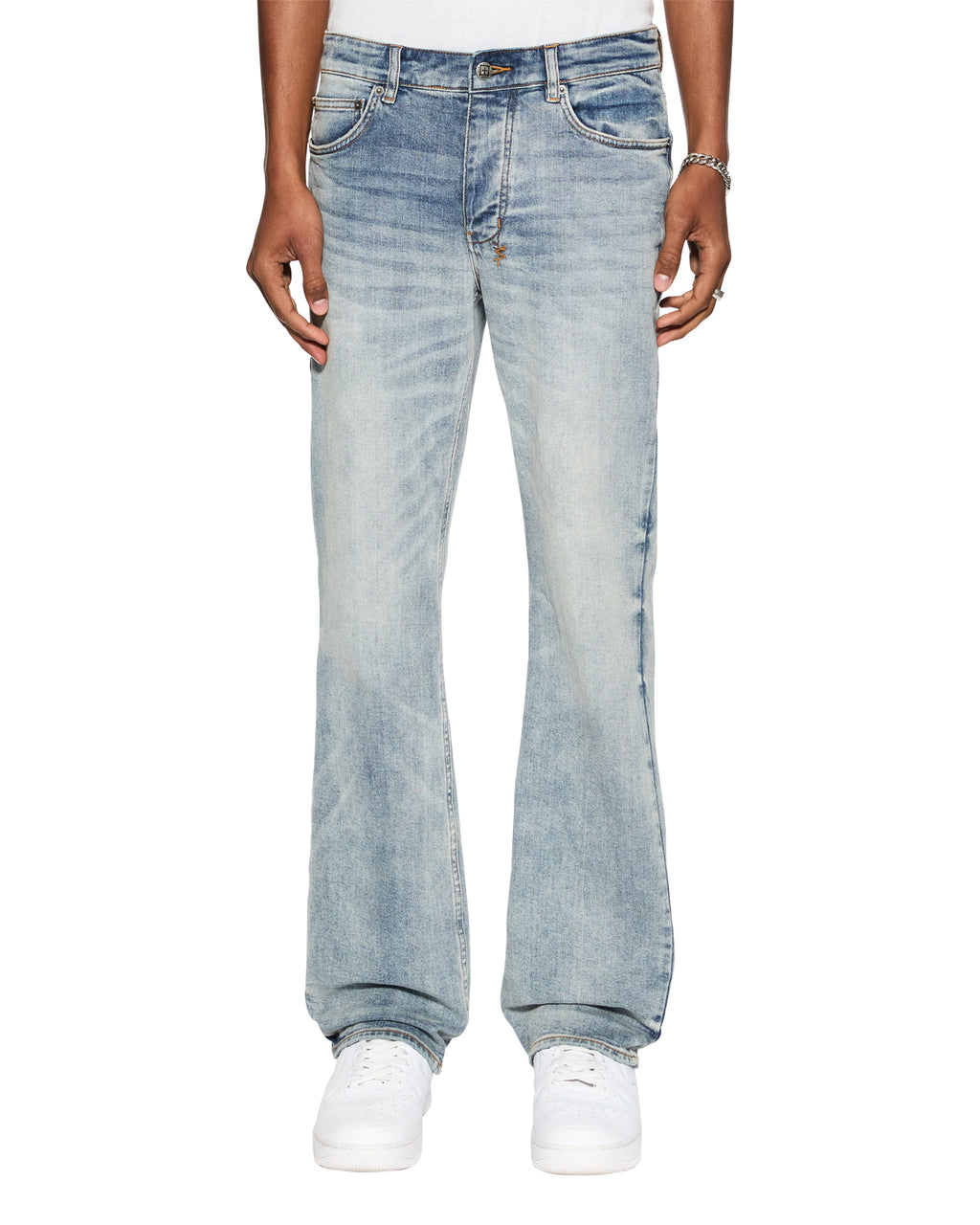 Mens Bronko Pure Dynamite Bootcut Denim Jeans - Denim