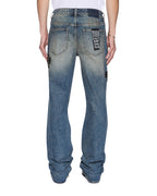 Mens Bronko Reup Blue Kaliba Bootcut Denim Jeans - Denim