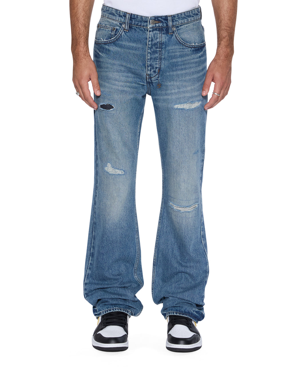 MENS BRONKO ROADHOUSE REPAIR DENIM JEANS