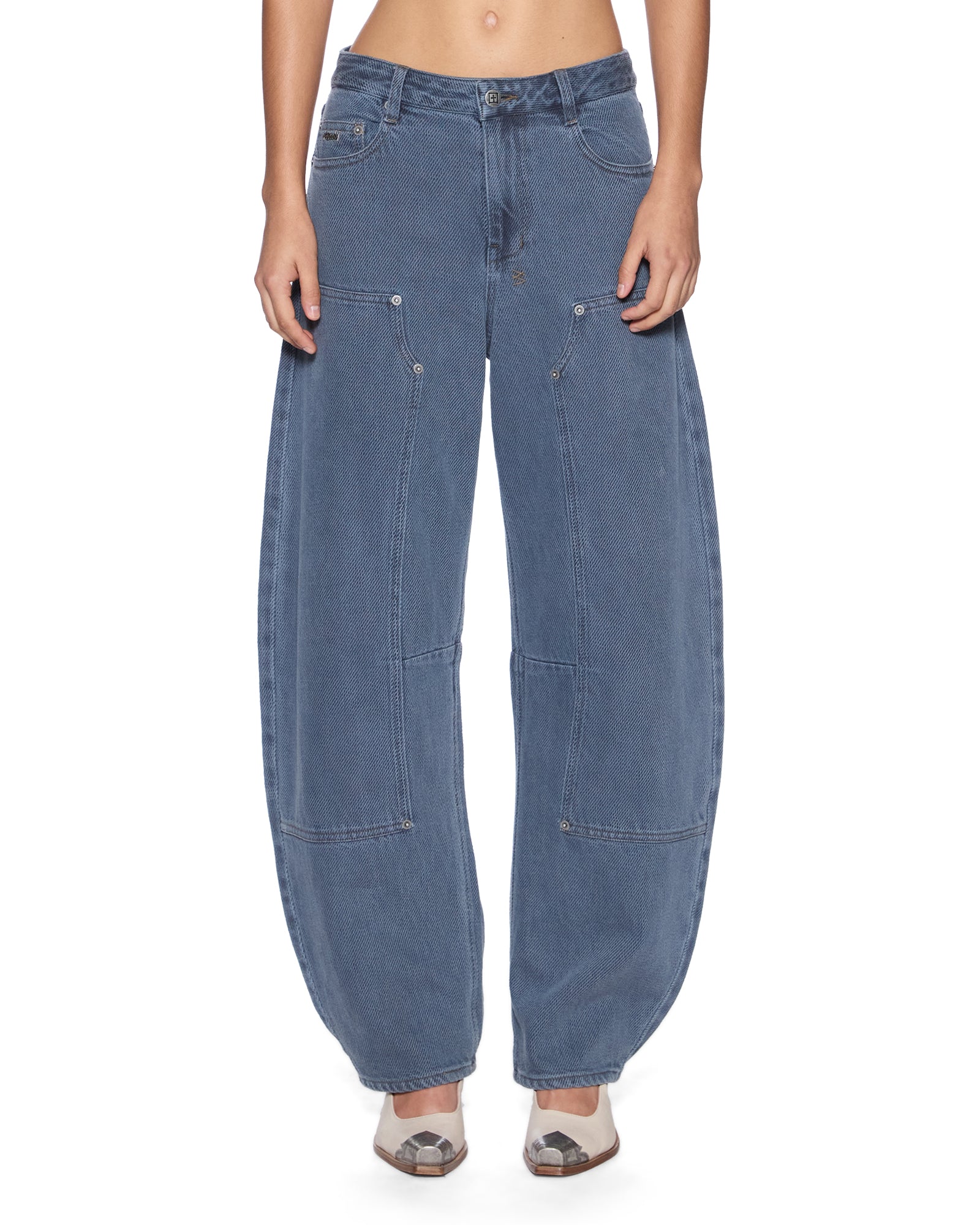 Womens Barrel Jean Carpenter Mirage Barrel Leg Denim Jeans | Ksubi ++