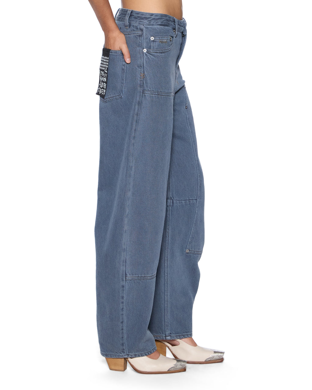 WOMENS BARREL JEAN CARPENTER MIRAGE DENIM JEANS