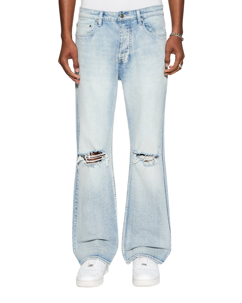 Mens Bronko Legacy Bootcut Denim Jeans - Denim