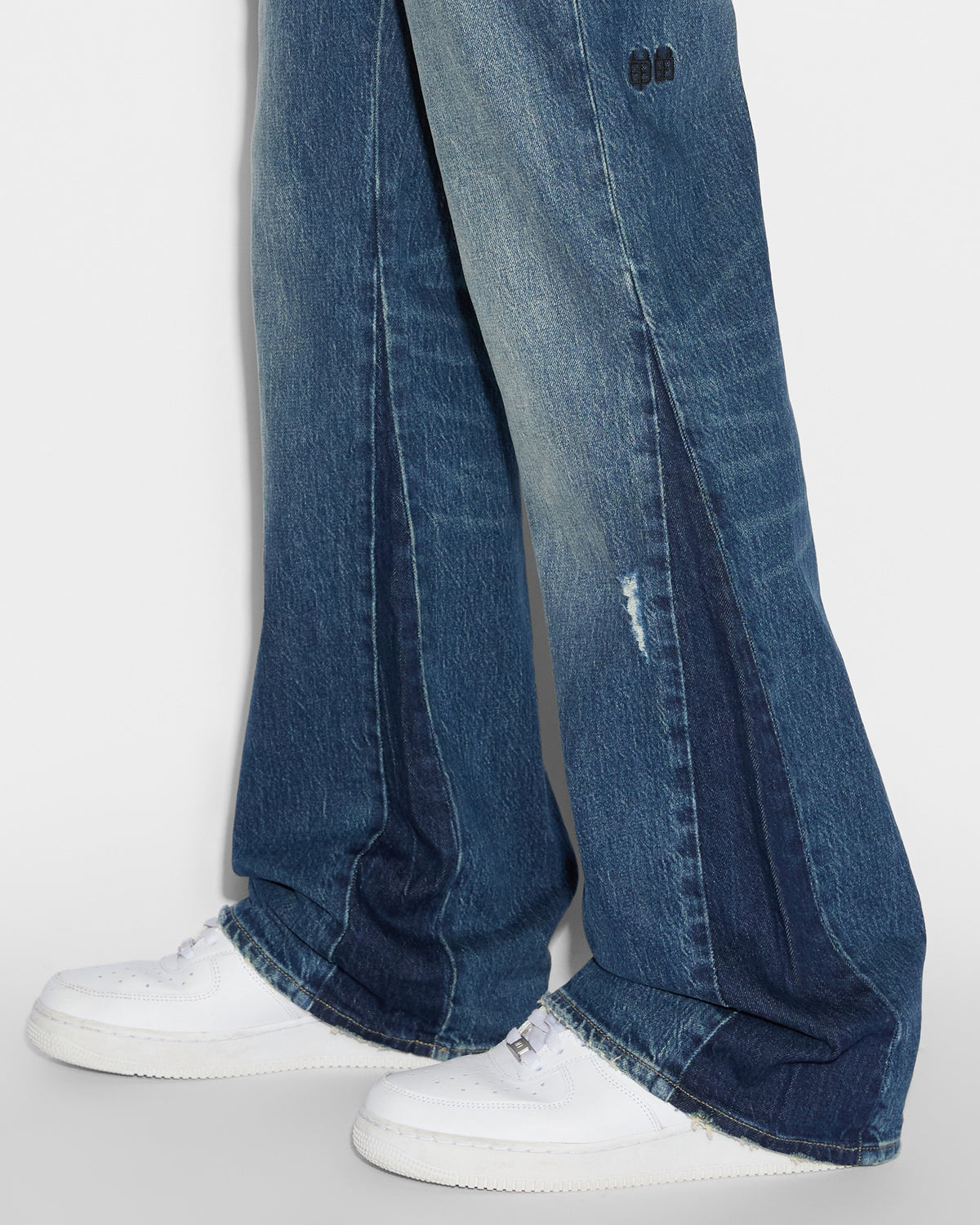 MENS BRONKO TRIP SPLICED DENIM JEANS