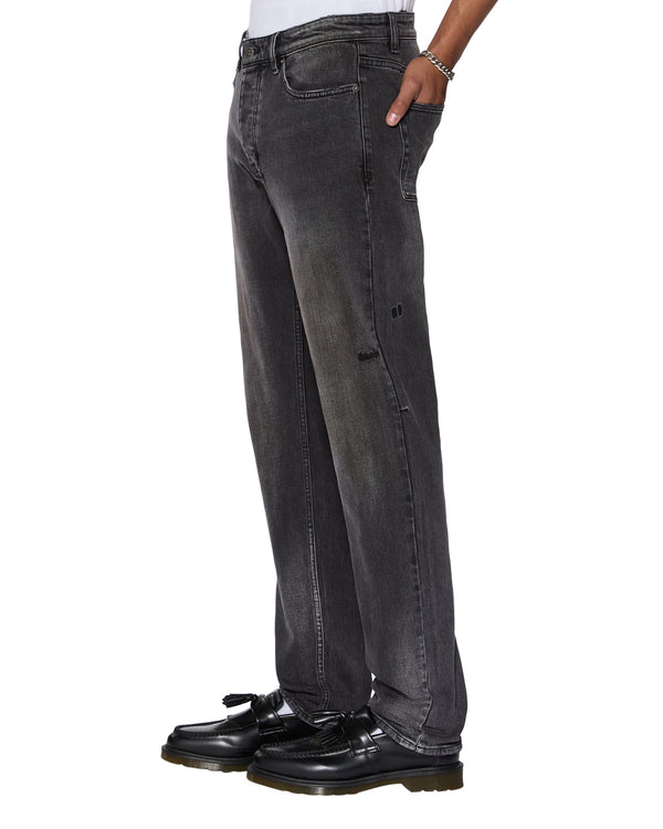 Mens Chitch 1999 Torqued Black Slim Denim Jeans | Ksubi ++