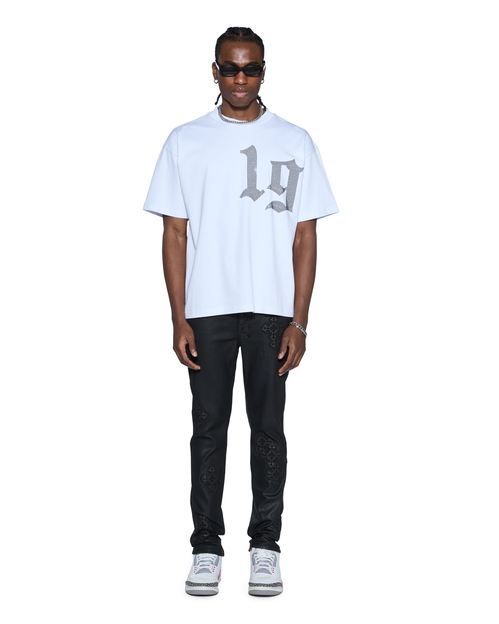 Mens Stardom Ekcess Ss Tee Tru White Tees | Ksubi ++
