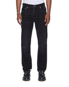 Mens Chitch Black Blur Slim Denim Jeans - Black