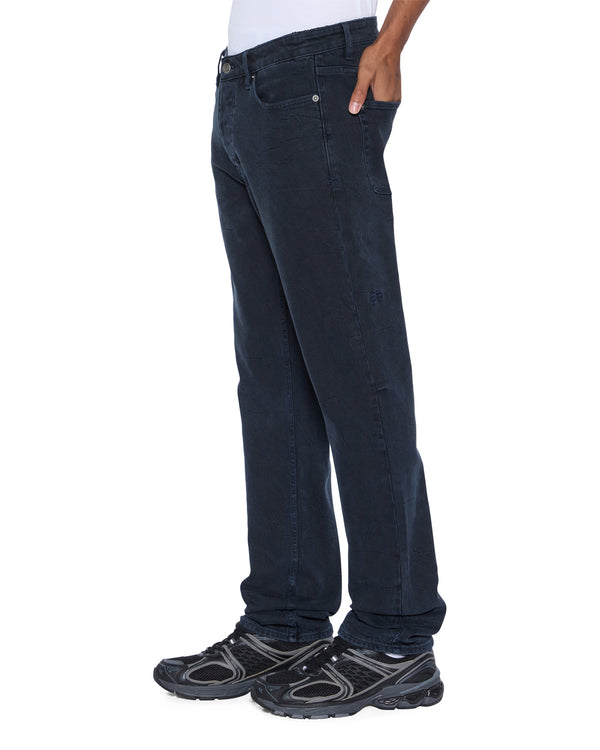 Mens Chitch Black/Blue Slim Denim Jeans | Ksubi ++