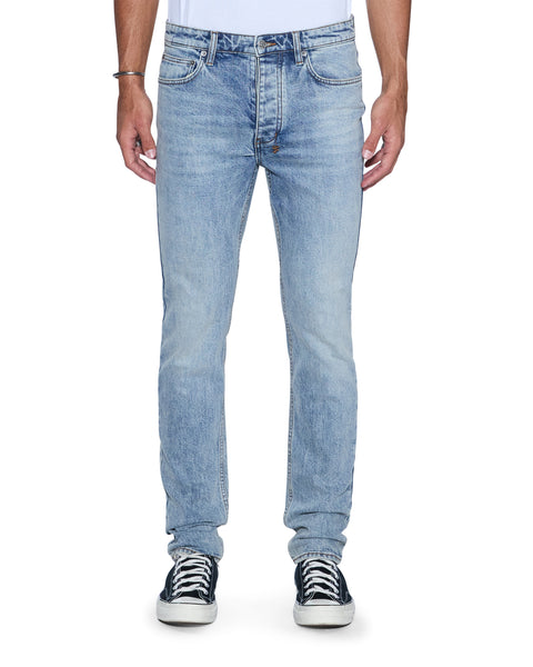 Mens Chitch Champagne Blue Slim Denim Jeans | Ksubi ++