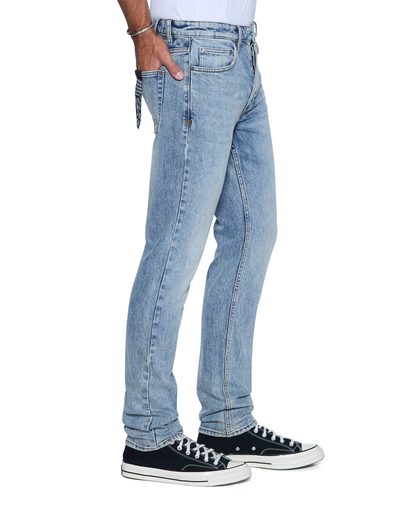Mens Chitch Champagne Blue Slim Denim Jeans | Ksubi ++
