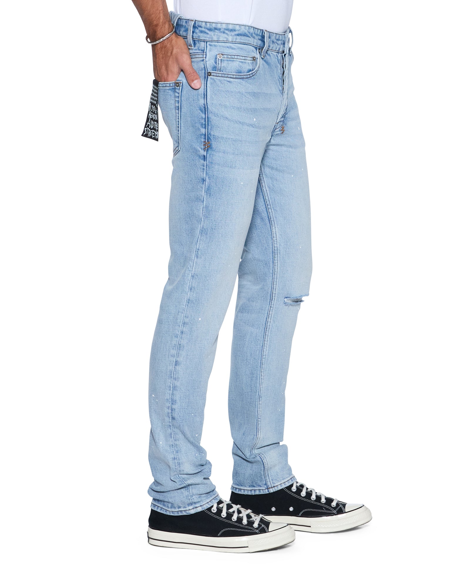 Mens Chitch Duke Blue Slim Denim Jeans | Ksubi ++